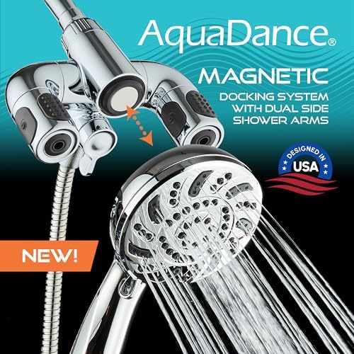 AquaDance High Pressure 156-mode Handheld Shower Head Combo with Hydro Arms - Image 2