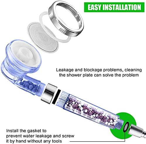 Nosame Shower Head with Hose Holder, Filter Filtration High Pressure - Image 5