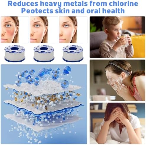 10 Pack Sink Water Faucet Filter Cartridge Replacements, Faucet Water Filter Replacements for Faucet Kitchen Bathroom Sink Filter Removes Chlorine Fluoride Heavy Metals Hard Water - Image 2