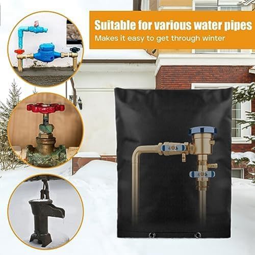 Sprinkler Valve Covers for Outside Faucet Antifreeze Cover Spigot Covers Winter Insulated Freeze Protection Small A - Image 6