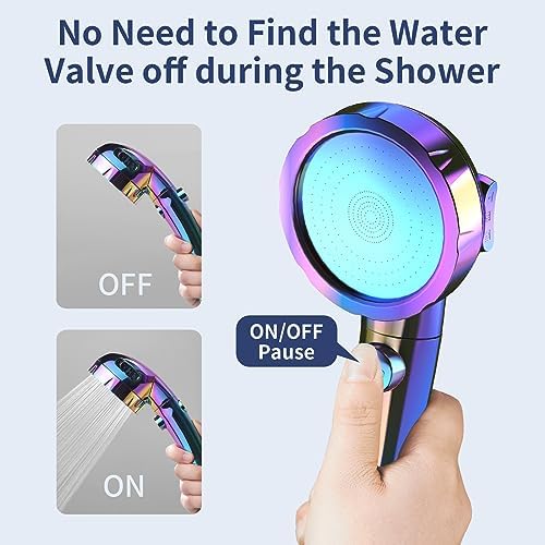 HANLIAN On/Off High Pressure Handheld Shower Head for RV Camper - Image 3