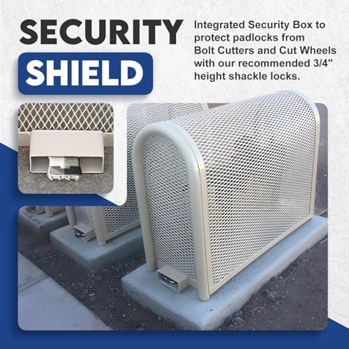 Premium Backflow Preventer Security Cage with Locks and Anchors, Medium - Image 3