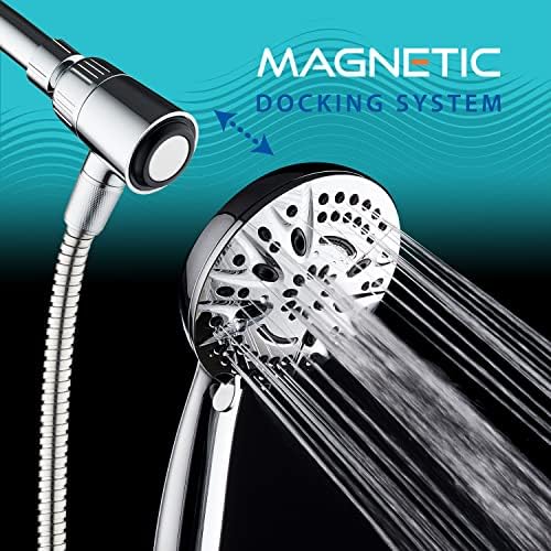 AquaDance New Magnetic Docking 8-setting High Pressure Handheld Shower Head - Image 2