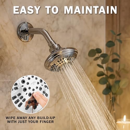 Aqua Elegante 6 Function Luxury Shower Head - 2.5 GPM - Polished Chrome - Image 6