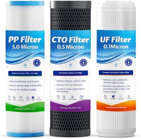 RV Water Filter Set Compatible with ClearSource Ultra 3-Canister system by Unknown