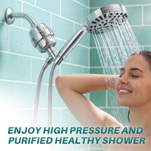 BESAQUO Shower Filter Head for Hard Water with 20 Filtration Stages - Image 2