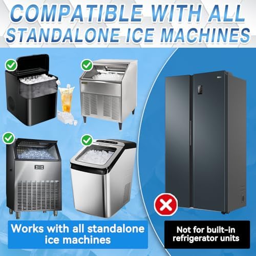 Ice Machine Cleaner Tablets Descaler (36 Pack) – Portable Ice Maker Cleaner, Nickel Safe Scale Remover Compatible with Countertop and Nugget Ice Maker, Remove limescale, Odor-Free, Crystal Clear Ice - Image 5