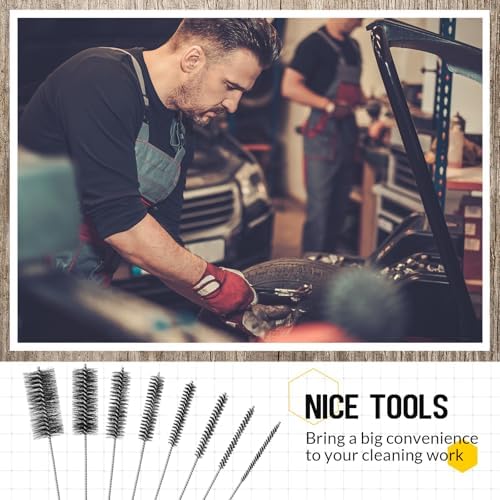 Baderke 16 Inch Long Wire Pipe Brush Tube Cleaning Brush,Stainless Steel - Image 6