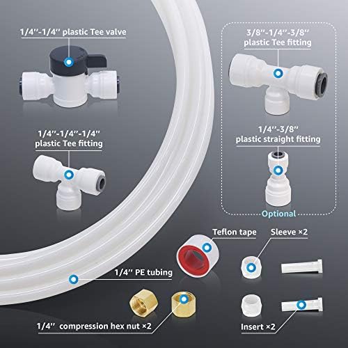 Waterdrop KITB 1/4" Water Line Connection Kit for Waterdrop 10/15/17UB - Image 4