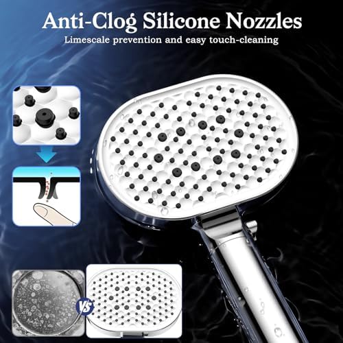 Filtered Shower Head with Handheld,High Pressure 4 Mode Shower with Filters - Image 5