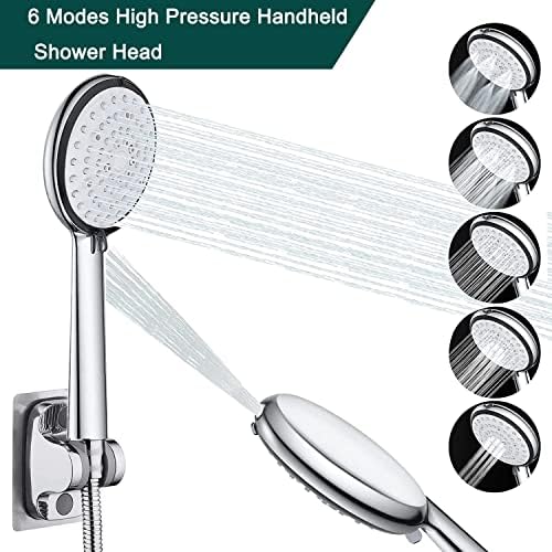Sink Sprayer Attachment for Faucet,6 Mode Shower Head,Extension Sink Hose Sprayer for Shower,Pet Washing,Bathtub,Kitchen Faucet, Garden Rinse,Utility Laundry Tub - Image 2