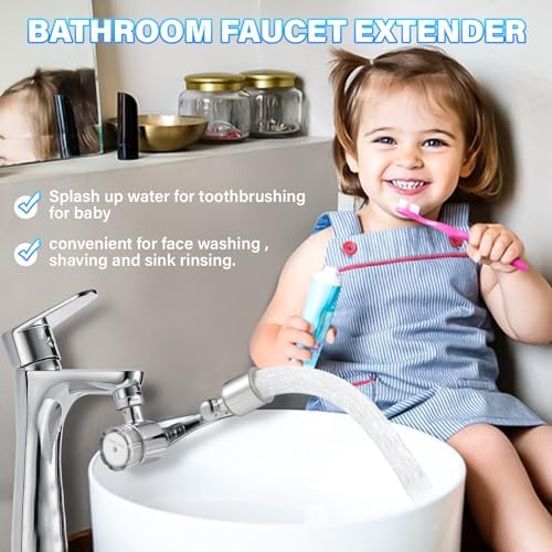 Water Filter for Sink Faucet,1080° Rotating Tap Extender - Image 5