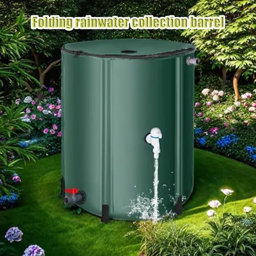 Portable Foldable Rain Water Collection Barrel with Filter, Eco-Friendly Garden Water Storage Solution for Efficient Rainwater Harvesting - Image 3