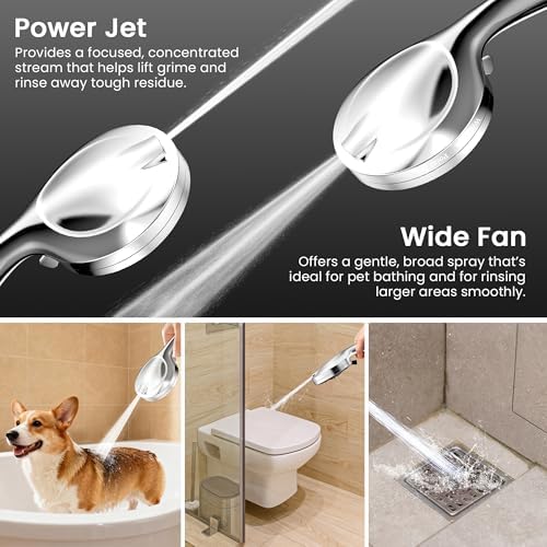 Clarston Filtered Shower Head With Handheld High Pressure 10 Spray Modes - Image 5