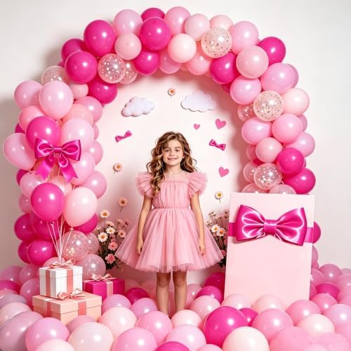 Amandir 153 Pcs Pink Balloon Arch Garland Kit Different Sizes - Image 4