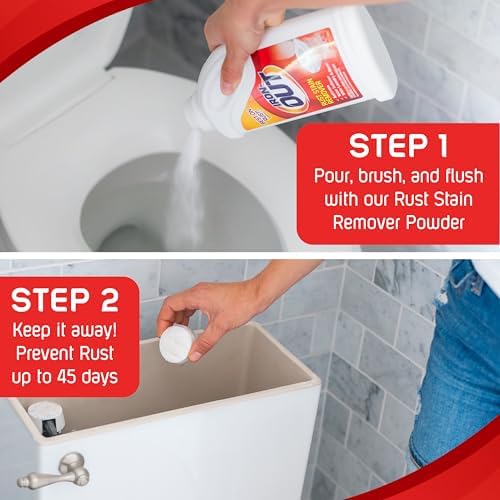IRON OUT Rust Stain Remover Automatic Toilet Bowl Cleaner, Tablets, 2 Count (Pack of 12) - Image 4