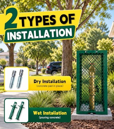 Steel Backflow Preventer Cage 30x13x30 Inch Outdoor Lockable - Image 7