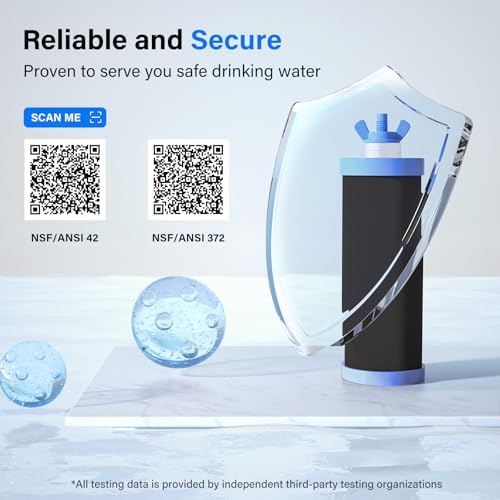Purewell 4-Stage Alkaline Gravity Water Filter Replacement, pH 8-9 - Image 2