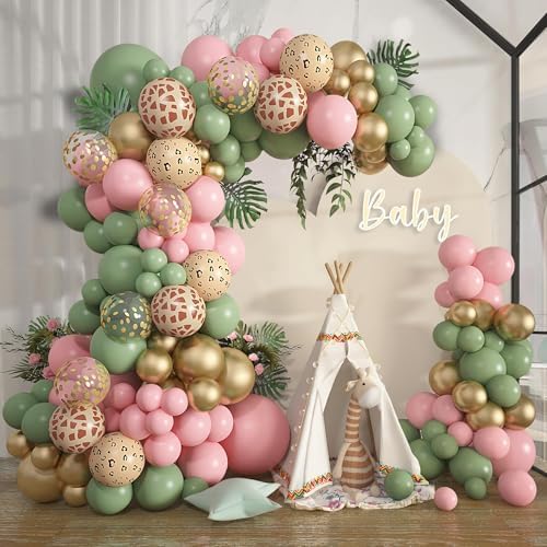 Amandir 170Pcs Jungle Safari Balloons Garland Arch Kit - Image 2