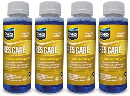 Pro Products Res Care Water Softener Cleaner for Hard Water, 4 oz (4-Pack) by Pro+Products