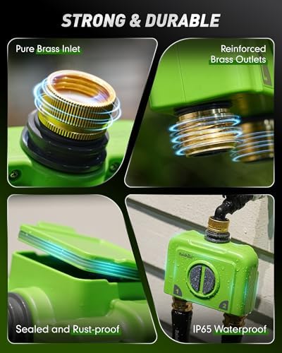 RAINPOINT 2 Zone WiFi Water Timer for Garden Hose, Sprinkler Hose Timer - Image 4