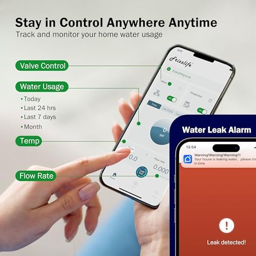 Frizzlife LP365 Smart Water Monitor and Automatic Shutoff with Power Cord 25ft - Image 4