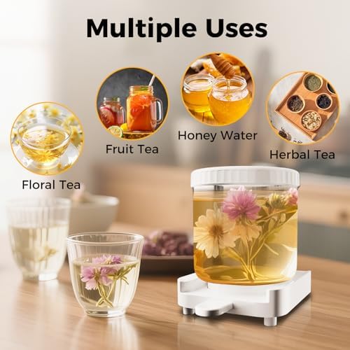 C5ALK-GY Countertop RO System, Hot & Cold Alkaline Water Bundle with Tea Infuser, 8-Stage Filtration, 3s Instant Hot Water, 4-Year Use, NSF/ANSI 372/42/58 Certified - Image 6
