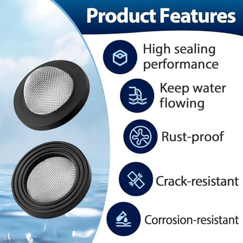 10 PCS 7000123 Hose Washer with Screen Compatible with Simpson, FNA, Delco, Water Hose Screen Washer Fit for 3/4" Garden Hose Connector and 5/8" Washing Machine Connections - Image 5