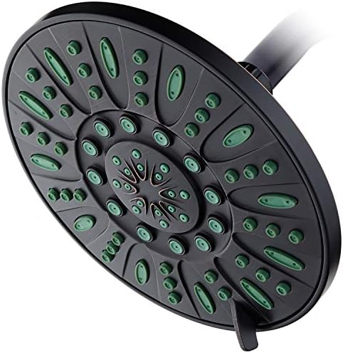 AquaDance Antimicrobial High Pressure 6-mode 7" Luxury Rainfall Shower Head by AquaDance