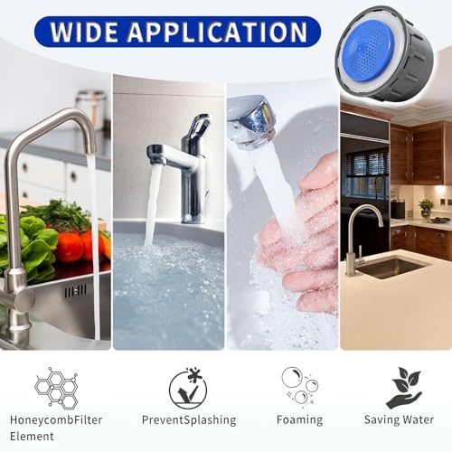 116711 Faucet Aerator 1.5 Gpm for Moen Bathroom Kitchen Sink Inserts Replacement Parts 2 pcs - Image 5