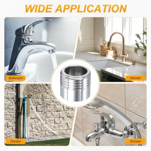 M METERXITY 2-Pack Faucet Adapter, M16 Female to G1/2 Male, for Kitchen - Image 7