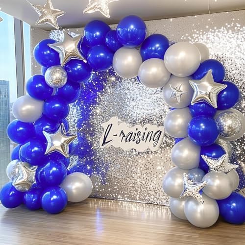 150pcs Royal Blue Balloons Different Sizes 18 12 10 5 Inch, Latex Balloons for Blue Themed Birthday Wedding Baby Shower Party, Grad Anniversary Supplies, Arch Kit Decoration - Image 6