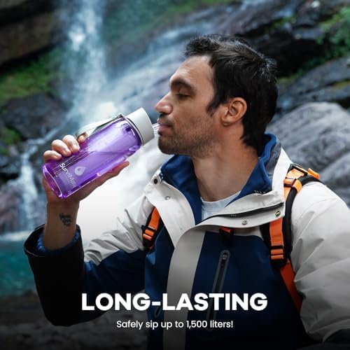 SurviMate 5-Stage 0.01μm Ultra-Filtration Filtered Water Bottle BPA-Free - Image 6
