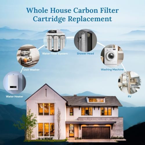 5 Micron 10" x 2.5" Coconut Shell Performance Carbon Filter Cartridge 6Pack - Image 7