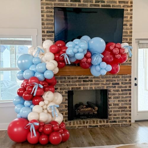 Red White Blue Balloon Arch Kit, Baby Shower Birthday Decorations - Image 6