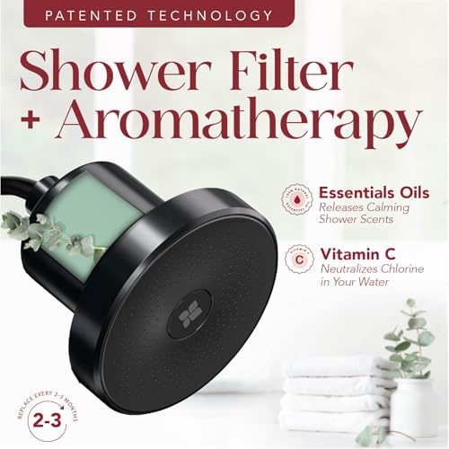 Vitamin C Shower Filter Replacement Cartridge + Shower Steamers Aromatherapy - K Beauty Skin & Hair Enhancement, Universal Water Filter Replacement for AquaBliss - Eucalyptus Scent - Image 2