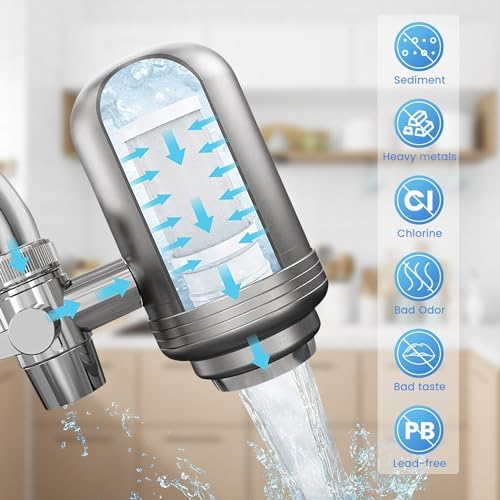 Vortopt Faucet Water Filter for Sink, NSF Certified Reduces Chlorine. - Image 6