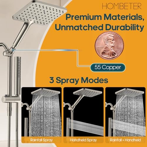 High Pressure Filtered Shower Head with Handheld Combo - Image 4