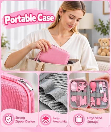 YASEW Baby Grooming Kit, Storage Bag, Newborn Essentials, Baby Shower Gift - Image 6