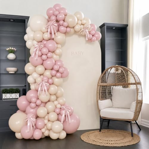 Dusty Pink Balloon Arch Kit for Wedding Baby Shower Birthday Decorations - Image 3