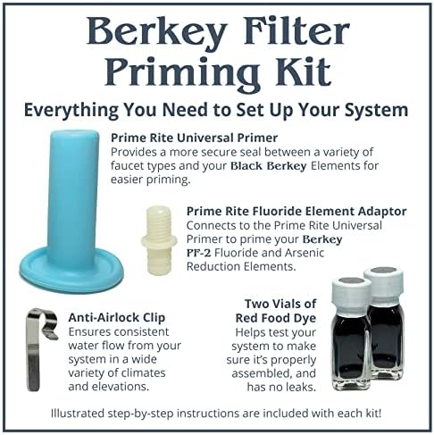 Berkey Filter Priming Kit For Use with Berkey Gravity-Fed Water Filtration Systems - Image 2