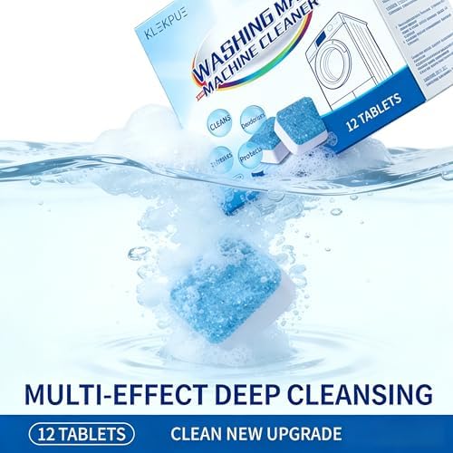 Washing Machine Cleaner Tablets,Deep Cleaning Descaler and Suitable for Most Washer Machine Cleaner Front Loader and Top Load,Powder Cleaner for Washing Machines and Dishwasher Pods (24) - Image 3