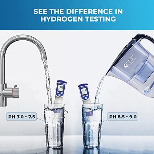 Pitcher of Life Alkaline Water Filter System + 119 Alkaline Beverages Recipe Book | pH 8.5-9.5 | Removes 99% Lead Chlorine | Adds Minerals | 2-Month Filters | NSF Certified - Image 2