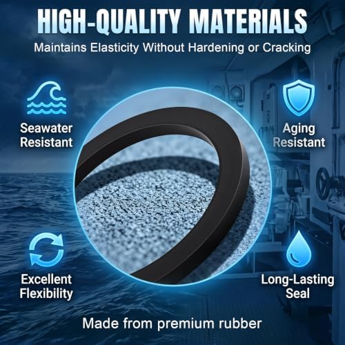 0493DP599R for Perko 493 & 500 Series Raw Water Intake Strainers Gasket - Image 6