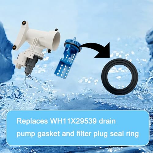WH23X38617 WH11X34741 Washer Drain Pump Filter Gasket Compatible With GE - Image 4