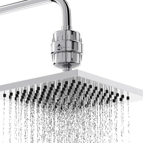 Aqua Earth Black Shower Filter for Hard Water, 20-Stage Vitamin C E - Image 7