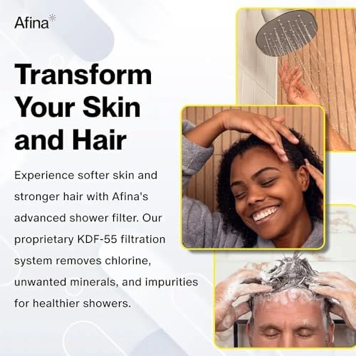 Afina Replacement Filter for Filtered Shower Head, Hard Water - 1 Pack - Image 5