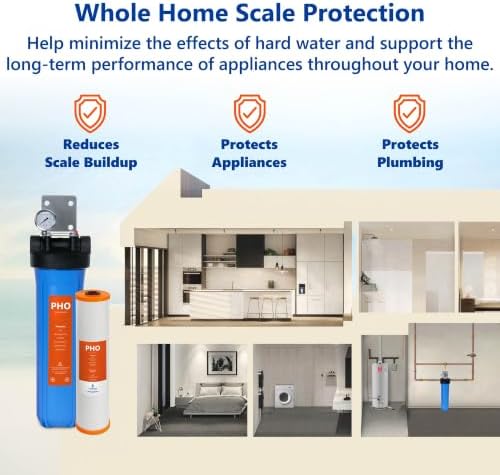 Express Water WH100SP Anti Scale Whole House Water Filter System, Blue - Image 2