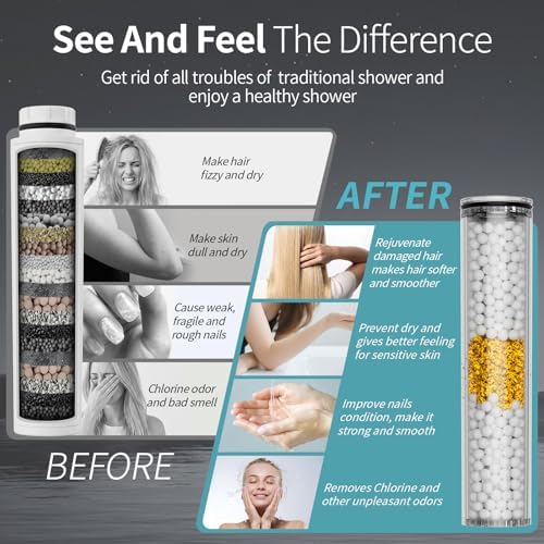 SR SUN RISE High Pressure Filtered Handheld Shower Head 9 Spray（1 filter） - Image 5