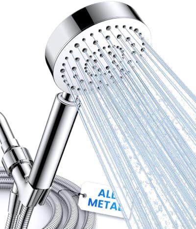 Metal 6-Spray Shower Head with Handheld High Pressure by Sipaote